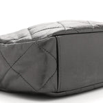 Metallic Calfskin Pearl Quilted CC Mini Camera Case Ruthenium