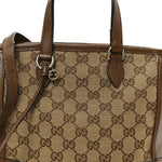 Monogram Small Bree Tote Beige Tabacco