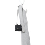 Caviar Quilted Medium Business Affinity Flap Black