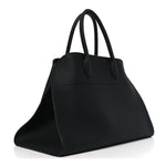 Matte Grained Calfskin Soft Margaux 15 Black