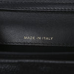 Caviar Quilted Mini Ribbon Wallet On Chain WOC Black