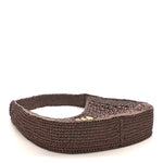 Raffia Crochet Woven Hobo Cacao Naturale