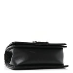 Caviar Quilted Small Boy Flap Black