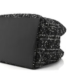 Tweed Cannage Large Toujours Black White
