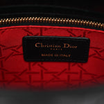 Lambskin Cannage Small My ABCDior Lady Dior Black