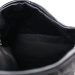 Lambskin Quilted Small Loulou Puffer Monogram Chain Satchel Black