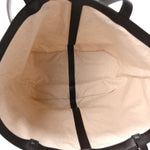 Canvas Mix Nappa Intrecciato Flip Flap Tote Natural Fondant