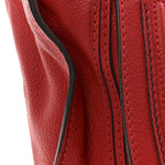 Calfskin Large Marcie Hobo Red