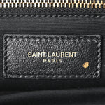 Plunged Lambskin Calypso Black