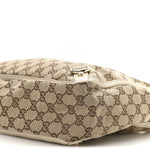 Monogram Medium Abbey Tote White