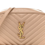 Calfskin Matelasse Monogram Lou Camera Bag Dark Beige
