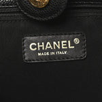 Caviar Quilted Petit Shopping Tote PST Black