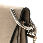 Grained Lambskin Drew Shoulder Bag Motty Grey