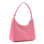 Re-Nylon Saffiano Mini Re-Edition 2005 Bag Begonia