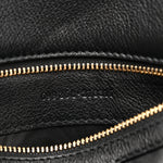 Roxy Calfskin Blondie Chain Shoulder Flap Bag Black