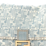 Denim Zucca Mama Baguette Blue