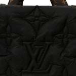Econyl Monogram Pillow Giant Onthego MM  Black
