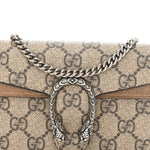 GG Supreme Monogram Super Mini Dionysus Shoulder Bag Taupe
