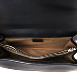 GG Supreme Monogram Arabesque Medium Dionysus Shoulder Bag Black