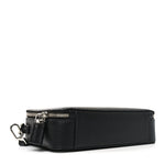 Saffiano Travel Medium Brique Crossbody Bag Black