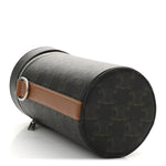 Triomphe Canvas Vertical Cylinder Bag Tan