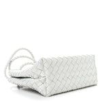 Nappa Intrecciato Small Andiamo Shoulder Bag Hoarfrost