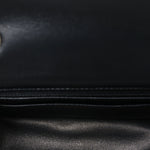 Lambskin Quilted Mini Rectangular Flap Black