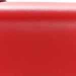 Box Calfskin Small Classic Box Flap Bag Red