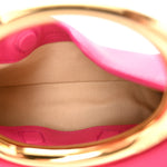 Calfskin Le Petit Calino Ring Top Handle Bag Dark Pink