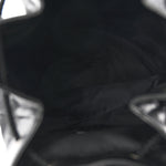 Econyl Nylon Monogram Off The Grid Drawstring Bucket Backpack Black