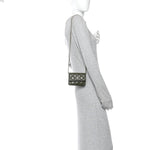Lambskin Quilted Clutch With Chain Green
