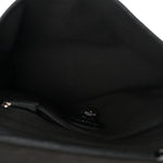 Small Classic Grain Calfskin Medium Lily Black