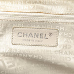 Caviar Square Stitched Large Tote Orange