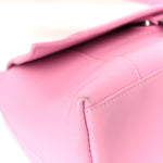 Semi Shiny Smooth Calfskin Small Downtown Shoulder Bag Candy Pink