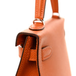 Epsom Mini Kelly Sellier 20 Orange