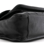 Calfskin Matelasse Monogram Microstud Medium Niki Chain Satchel Black