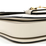 GG Supreme Monogram Horsebit 1955 Shoulder Bag Beige Mystic White