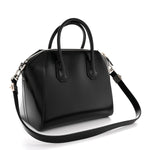 Shiny Lord Calfskin Small Antigona Black