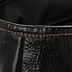 Patent Medium Pelham Shoulder Bag Black