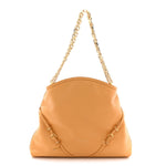 Tumbled Calfskin Medium Voyou Bag Mustard