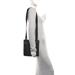GG Monogram Messenger Crossbody Bag Black