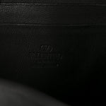 Calfskin Rockstud Mini Crossbody Bag Black