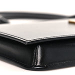 Smooth Calfskin Monogram Phone Holder Crossbody Black