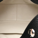 Pebbled Sport Calfskin Studded Small Elena Black