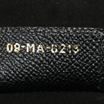 Grained Calfskin Saddle Bag With Strap Black