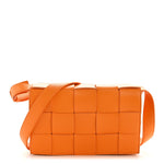 Nappa Maxi Intreccio Cassette Bag Tangerine