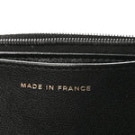 Lambskin Quilted Preppy Satchel Wallet On Chain WOC Black