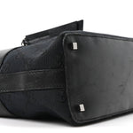 GG Canvas Monogram Shoulder Bag Black