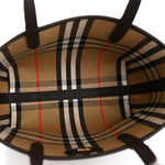 Grainy Calfskin Mini Reversible Tote Peat Sand