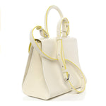 Boxed Calfskin MM Magic Brillant Satchel Ivory